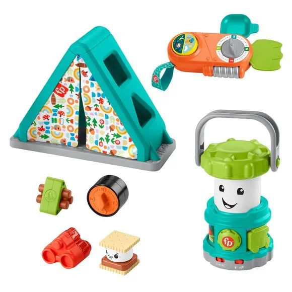 Fisher Price Let's Go Camping Gift Set Infant Learning Toys